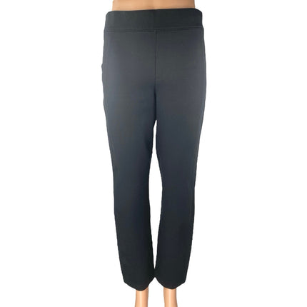 Spanx Black High Waisted Straight Leg Activewear Trousers Leggings Pants Size M