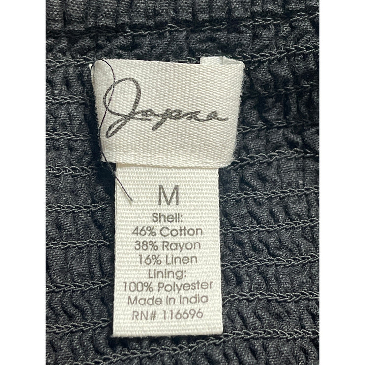 Japna Women's Black Square Neck Sleeveless Midi Cami Camisole Tank Slip Dress M