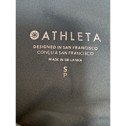 Athleta Green Coral Racerback Crop Top Leggings Yoga Athletic 2 Piece Set Size S