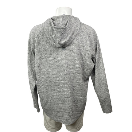 Lululemon At Ease Men's Gray Long Sleeve Pullover Hoodie Sweatshirt Top Size L