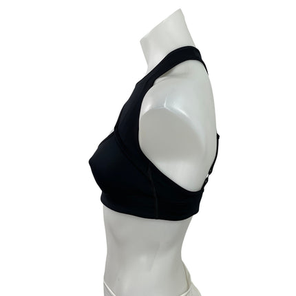 Savage X Fenty Black Sleeveless Cutout Racerback Workout Sports Bra Tank Top S