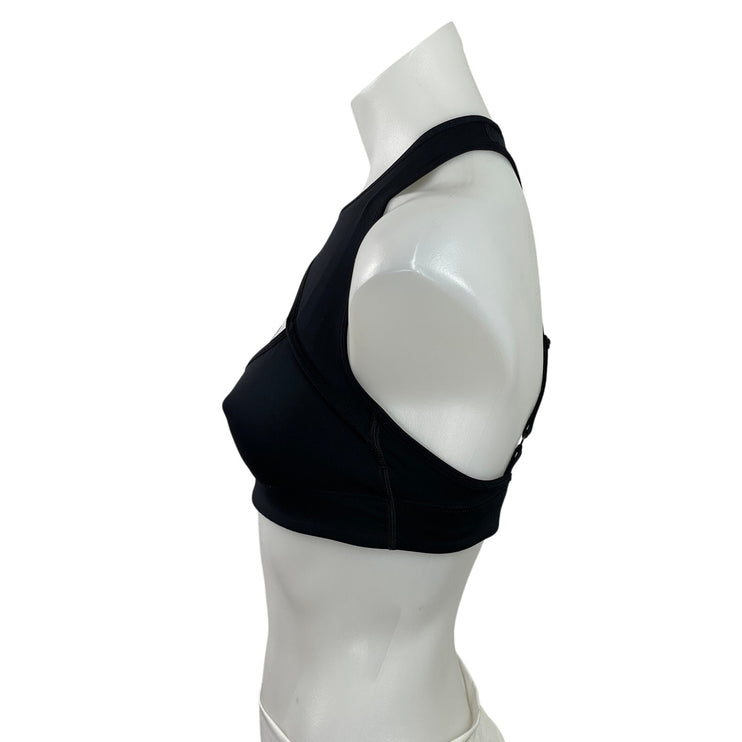Savage X Fenty Black Sleeveless Cutout Racerback Workout Sports Bra Tank Top S