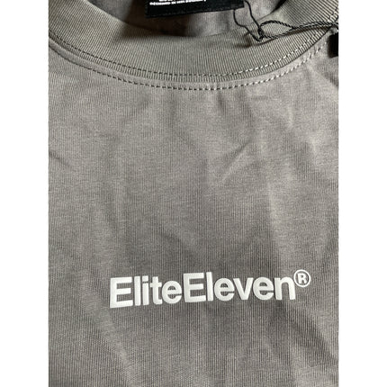 NEW Elite Eleven Certified Men's Gray Short Sleeve Crew Neck T Shirt Tee Top S