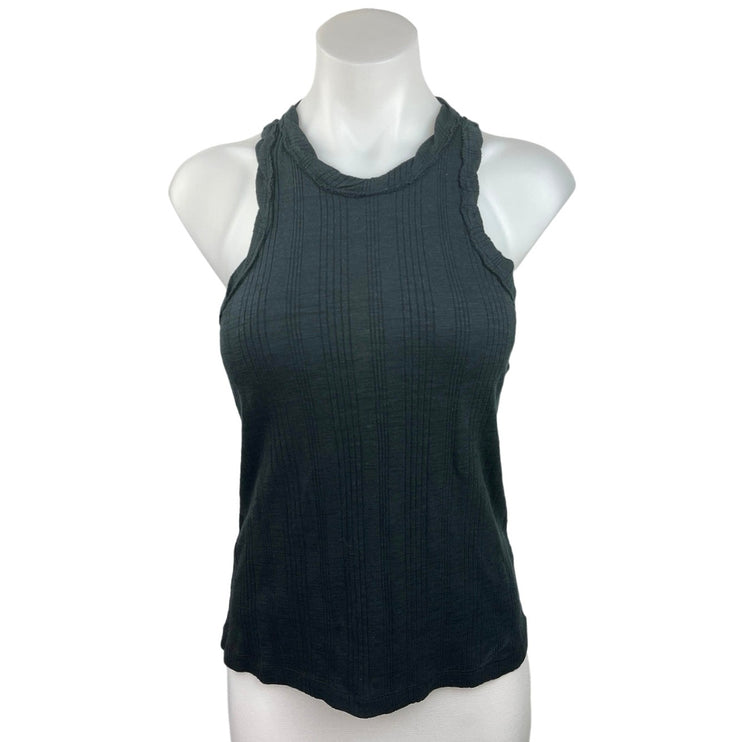 Pilcro Women's Black Sleeveless Crew Neck Stretchable Pullover Tank Top Size S