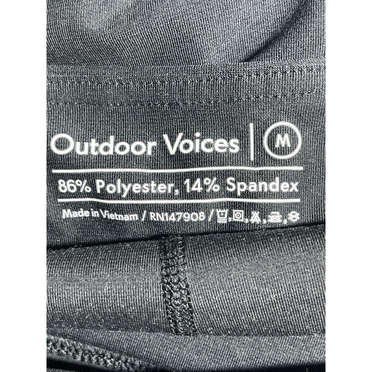 Outdoor Voices Womens Gray Mini Athletic Active Sporty Mini A-Line Skort Skirt M