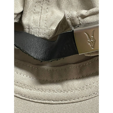 AllSaints Women's Cream Beige Logo Embroidered Strapback Baseball Cap Hat OS