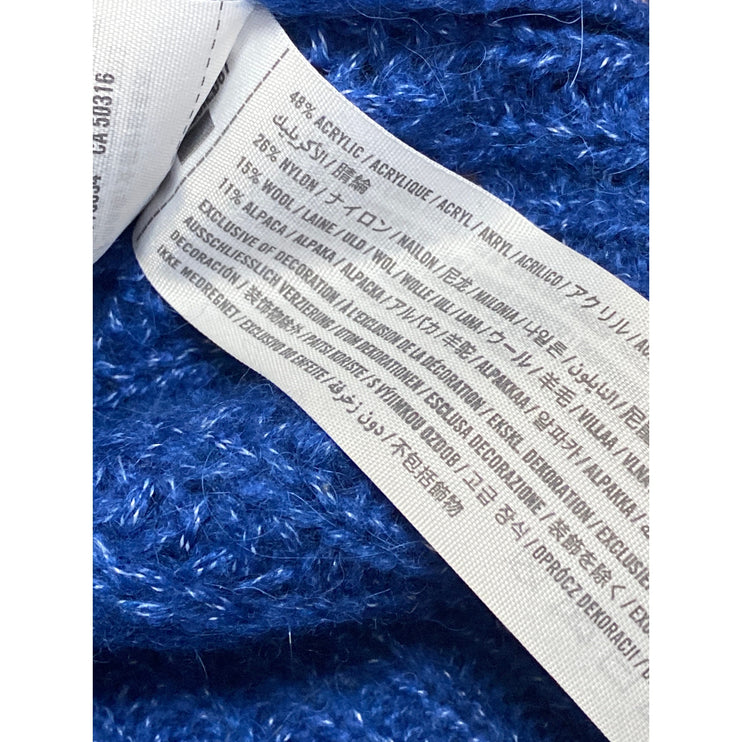 Abercrombie & Fitch Women's Blue Long Sleeve Crew Neck Pullover Sweater Top S