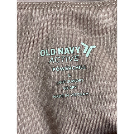 Old Navy Snug Women's Pink Sleeveless Yoga Athletic Activewear Crop Tank Top L
