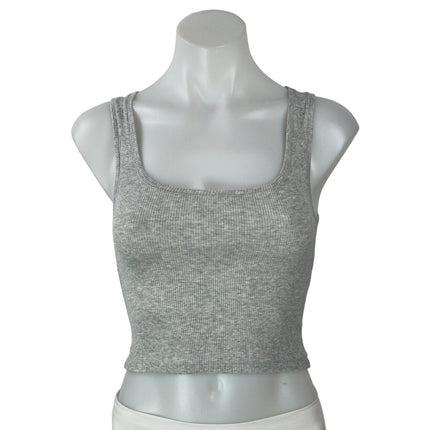 Bundle of 3 Mango Zara Skims Blue Pink Gray Knit Cropped T Shirt Tee Top Size S