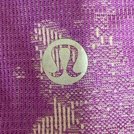 Lululemon Swiftly Tech Purple Splatter Racerback Yoga Athletic Tank Top Size M