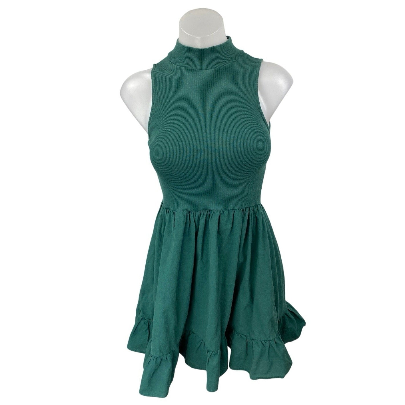slim fit dress slacks Zara Brown Flare Mini Dress main image 1