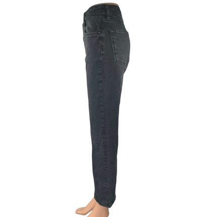 Zara Women's Black Wash High Waisted Flared Bootcut Denim Jeans Pants Size 6