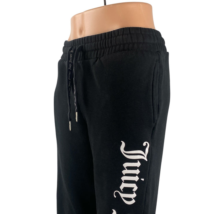 Juicy Couture X Forever 21 Black Graphic Athletic Jogger Trousers Sweat Pants M
