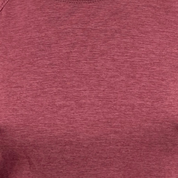 Apana Red Crew Neck Long Sleeve Gym Athletic Activewear Sweater Sweatshirt Top S