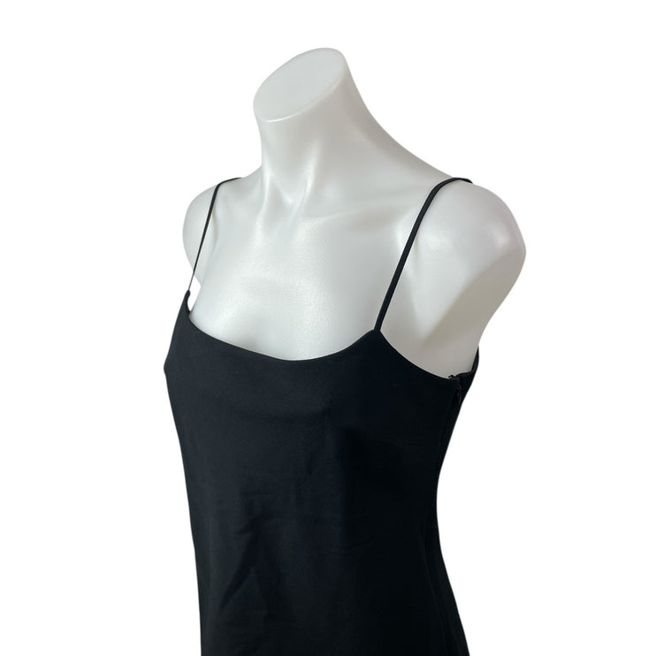 Alexander Wang Black Wool Sleeveless Scoop Neck Cami Camisole Mini Slip Dress 6