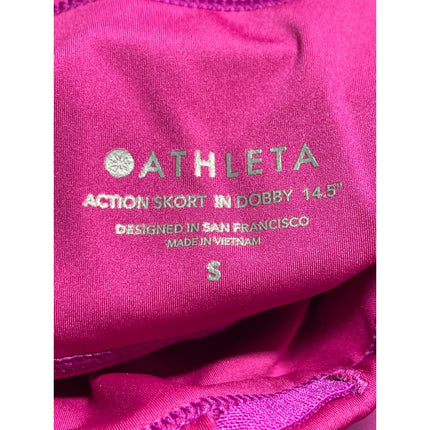 Athleta Action Women's Purple High Waist Pockets Mini Athletic Skort Short Sz S