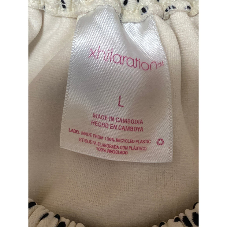 Xhilaration Beige Cheetah Animal Print Bralette Two Piece Bikini Set Swimwear L