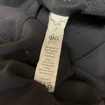 Alo Yoga Black Sleeveless Activewear Athletic Crossback V-neck Jumpsuit Romper S