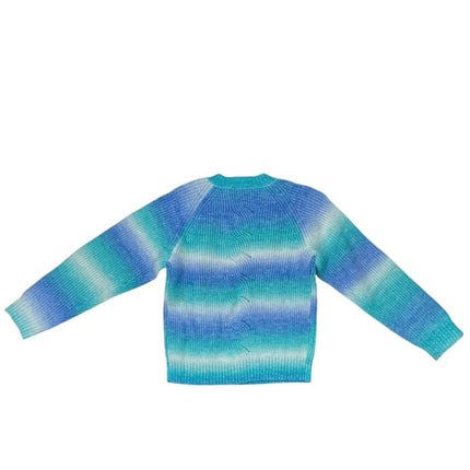 Trendstitch Kids Multicolor Tie Dye Rib Knit Long Sleeve Crew Neck Sweater Top 9
