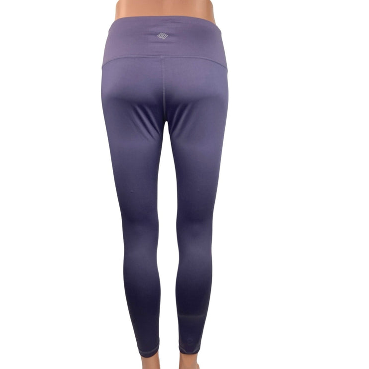 Zelos Purple Low Rise Activewear Yoga Workout Gym Crop Athletic Tight Leggings S