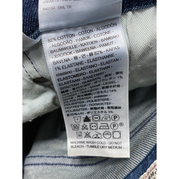 Levi's Men's Blue Medium Wash Slim Fit Skinny Y2k Casual Denim Jeans Size 32