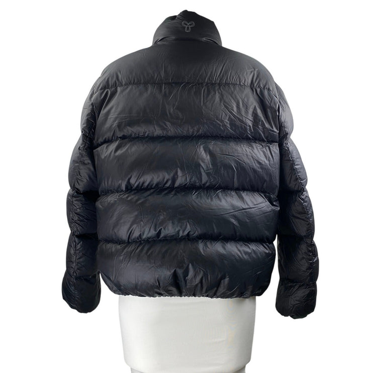 Aritzia TNA Women's Black Zip Up Long Sleeve Packable Puffer Coat Jacket Size M