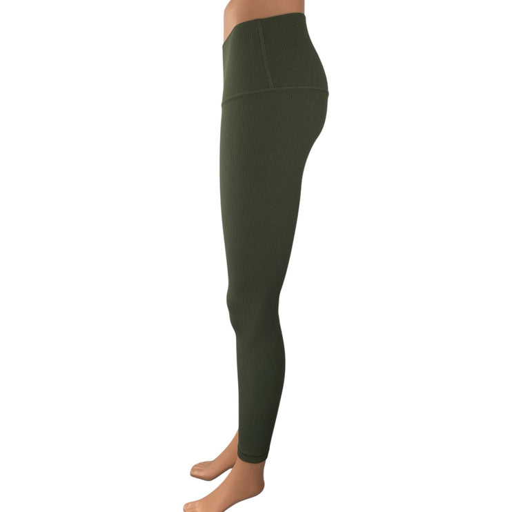 Lululemon Instill Women's Green High Rise Yoga Workout Athletic Leggings Pants 4