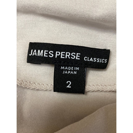 James Perse Classics Women's Beige Long Sleeve Turtleneck Sweater Top Size 2
