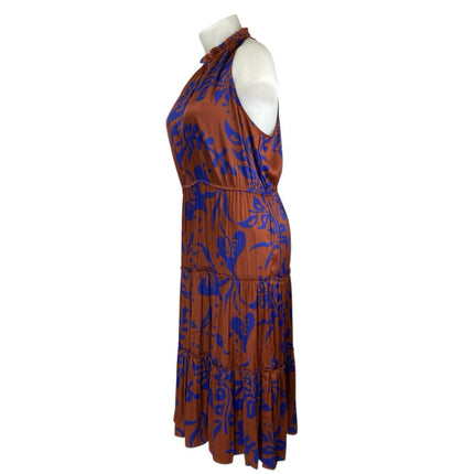 NEW GAP Women's Multicolor Floral Sleeveless Tiered Midi A-line Tank Dress XXL