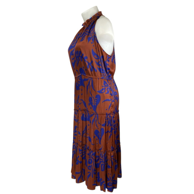NEW GAP Women's Multicolor Floral Sleeveless Tiered Midi A-line Tank Dress XXL