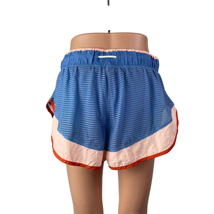 Free People FP Movement Run For The Hills Blue High Rise Athletic Shorts Size M