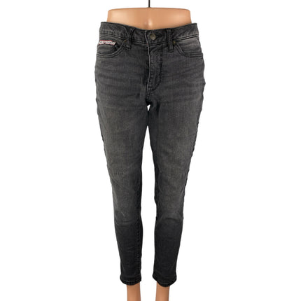 Tommy Hilfiger Women's Black Low Rise Slim Skinny Leg Denim Jeans Pants Size 4