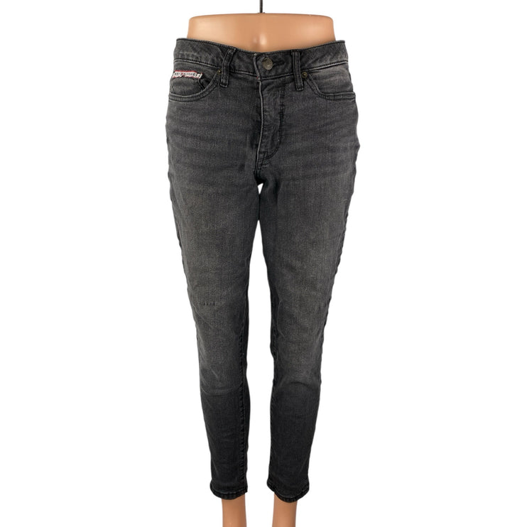 Tommy Hilfiger Women's Black Low Rise Slim Skinny Leg Denim Jeans Pants Size 4