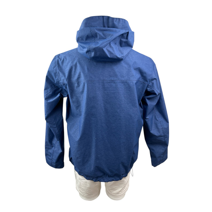 Columbia Men's Blue Hoodie Hooded Long Sleeve Full Zip Windbreaker Jacket Size M