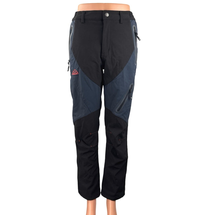 Outdoor Sports Women's Black Waterproof Colorblock Winter Ski Snow Pants Size XS