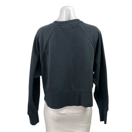 Nike Dri Fit Versa Black Crew Neck Long Sleeve Pullover Sweater Sweatshirt Top S