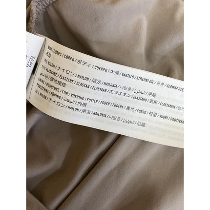 Abercrombie & Fitch Beige Tan Crewneck Short Sleeve Slim Tee T-shirt Top Size M