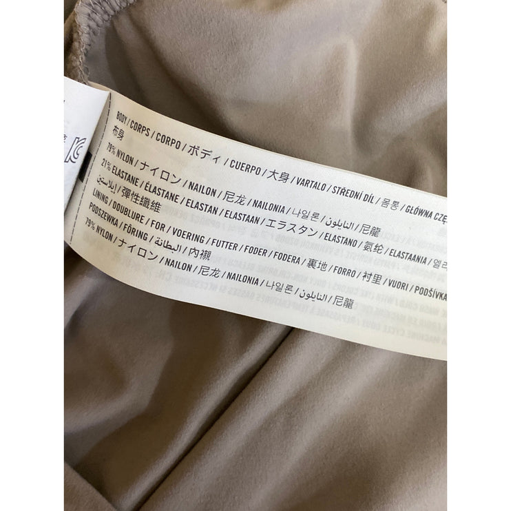 Abercrombie & Fitch Beige Tan Crewneck Short Sleeve Slim Tee T-shirt Top Size M