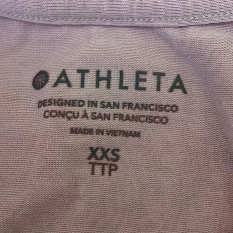 Athleta Womens Pink Sleeveless Racerback Activewear Fitness Workout Tank Top XXS