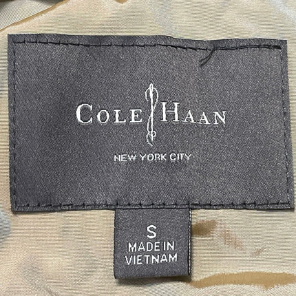 Cole Haan Women's Khaki Long Sleeves Full Zip Utility Trench Coat Jacket Size S