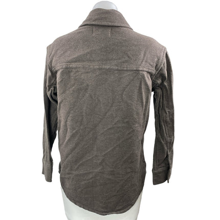 Everlane Women's Brown Long Sleeves Button Front Utility Shirt Jacket Shacket XS
