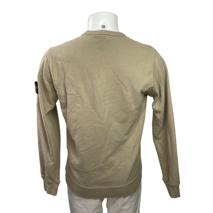 Stone Island Men's Beige Long Sleeve Crew Neck Knit Sweatshirt Sweater Top L