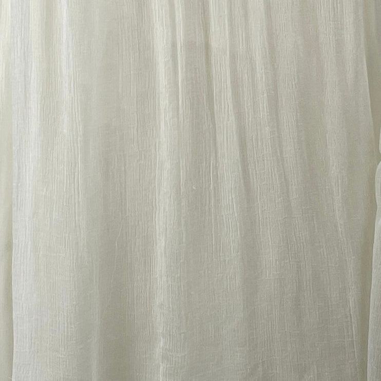 Zadig & Voltaire Deluxe Cream Lace Embroidered Sleeveless A Line Mini Dress Sz S
