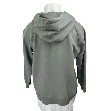 Wat The Brand Gray Cotton Long Sleeve Hooded Hoodie Sweatshirt Sweater Top Sz XL