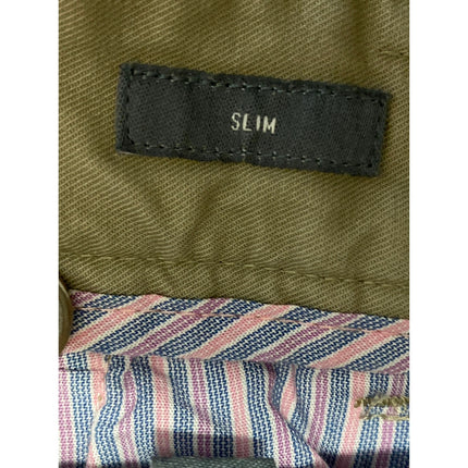 Bonobos Men Tan Beige Khaki Slim Fit Straight Chino Dress Trousers Pants Size 35