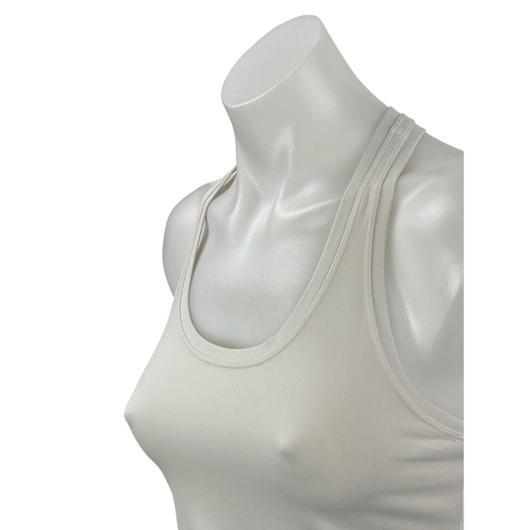 Lululemon Women's White Racerback Yoga Workout Running Athletic Tank Top Size 4