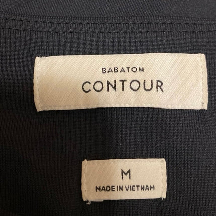 Aritzia Babaton Contour Black Crewneck Short Sleeve Crop Tee T-shirt Top Size M