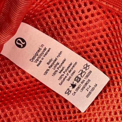 Lululemon Everywhere Belt Bag Orange Pockets Keys Fanny Pack Purse Pouch Handbag