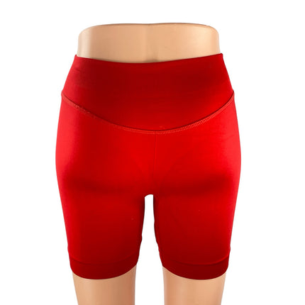 Gymshark Vital Sculpt Seamless Red Yoga Gym Athletic Activewear Sweat Shorts XS