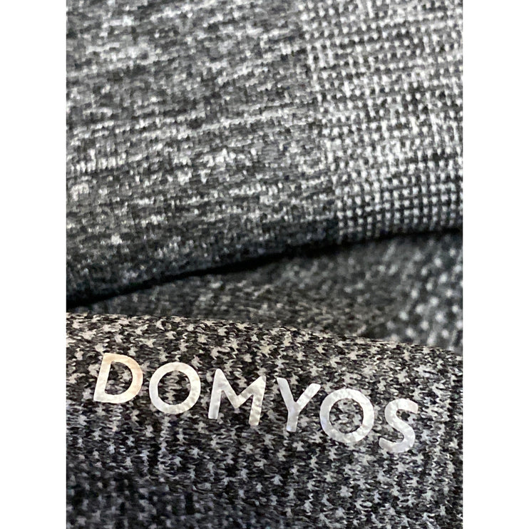 Domyos Women's Gray Short Sleeve Crew Neck Yoga T-Shirt Athletic Crop Top Size S